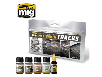 wet earth tracks