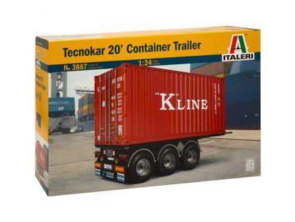 Model Kit naves 3887 TECNOKAR 20 CONTAINER TRAILER 1 24 a64215861 10374