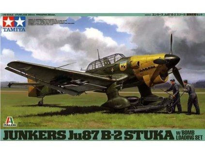 37008 Junkers Ju 87B 2 Stuka with Bomb Loading Set
