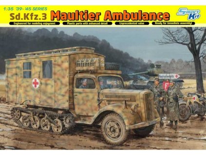 Model Kit military 6766 - Sd.Kfz.3 Maultier Ambulance (Smart Kit) (1:35)