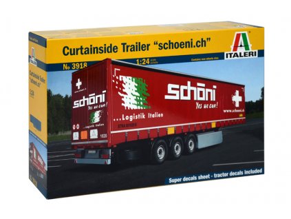 Model Kit naves 3918 Curtainside Trailer 1 24 a67207128 10374
