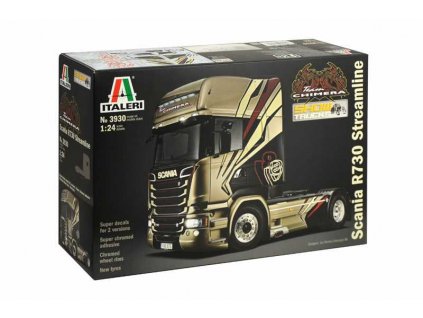 Model Kit truck 3930 SCANIA R730 STREAMLINE TEAM CHIMERA 1 24 a80115145 10374