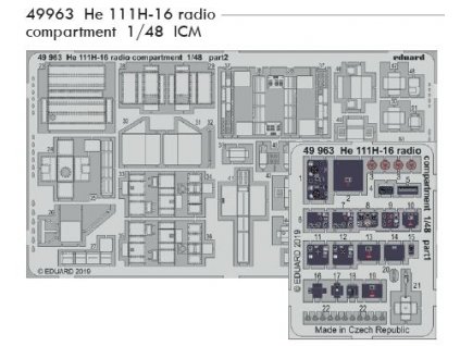 49963 He 111H 16 Radio compartment 1 48 ICM