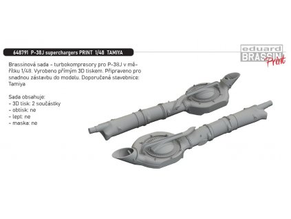 648791 P 38J superchargers PRINT 1 48 TAMIYA