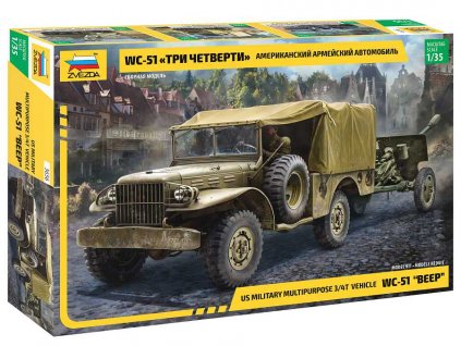 Model Kit military 3656 - Dodge WC-51 "Beep" (1:35)