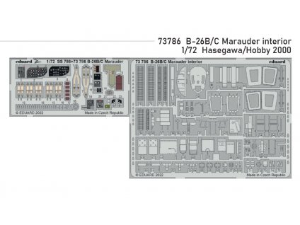 73786 B 26B C Marauder interior Hasegawa Hobby2000 1 72