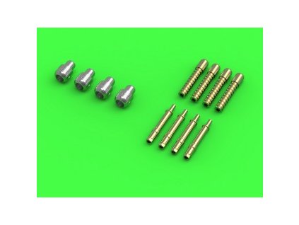 1/24 Hawker Typhoon Mk IB early type cannons with uncovered barrels (with flat recoil springs)