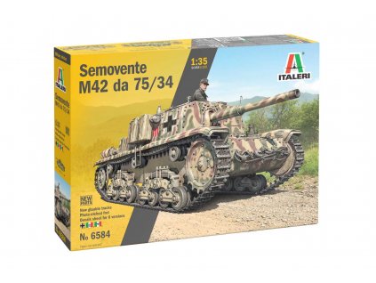 Model Kit tank 6584 - Semovente M42 da 75/34 (1:35)