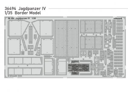 36494 Jagdpanzer IV 1 35 Border