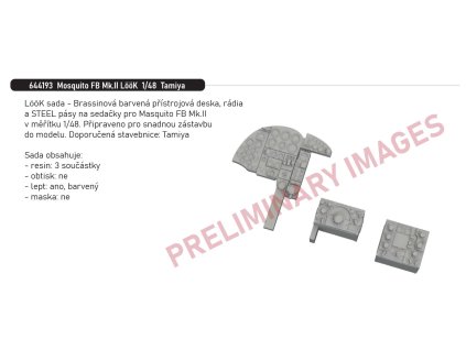 644193 Mosquito FB Mk.II LööK 1 48 Tamiya