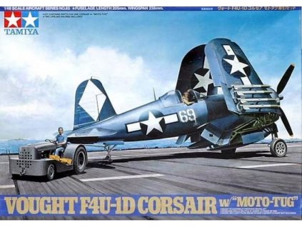 61085 Vought F4U 1D Corsair w (Moto Tug)