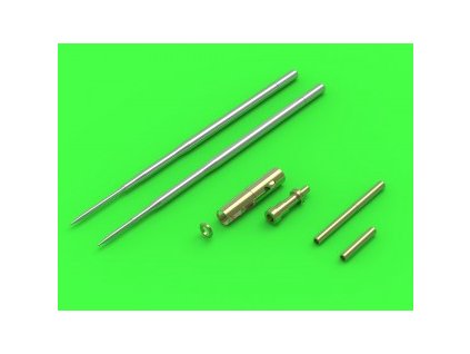AM 32 069 01 MiG 17A P F (Fresco A, B, C) 37mm and 23mm gun barrels set & Pitot Tubes