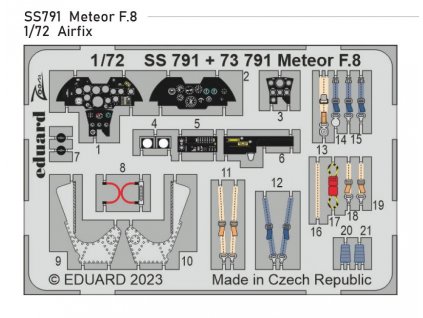 SS791 Meteor F.8 1 72 Airfix