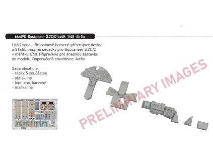 644198 Buccaneer S.2C D LööK 1 48 Airfix