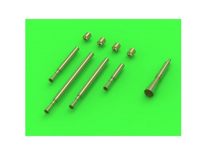 AM 32 088 01 P 38M Lightning .50 cal Brownings and 20mm cannon tips with flash hiders