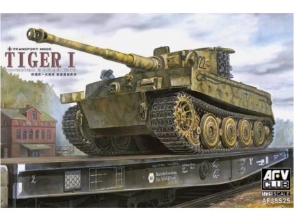 AF35S25 Pz.Kpfw. VI Tiger I Ausf. E Late Version mit Transportkette