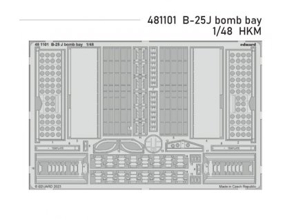 481101 B 25J bomb bay 1 48 HKM