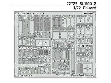 72729 Bf 110G 2 1 72 Eduard