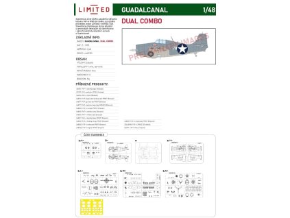 11170 F4F 4 Wildcat GUADALCANAL DUAL COMBO 1 48