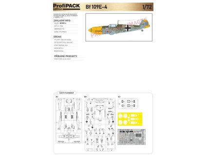 7033 Bf 109E 4 ProfiPACK 1 72