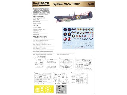 82126 Spitfire Mk.Vc TROP ProfiPACK 1 48