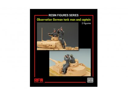 1/35 Observation German tank man and captain