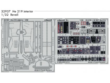 32937 He 219 interior Revell 1 32