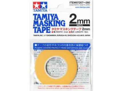 87207 Tamiya Masking Tape 2mm Width x 18m