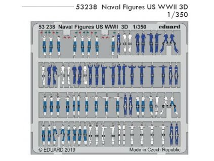53238 Naval Figures US WWII 3D 1 350
