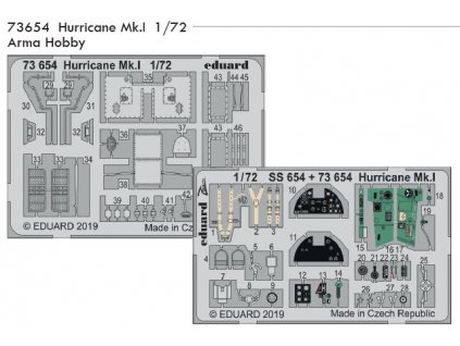 73654 Hurricane Mk.I 1 72 Arma Hobby