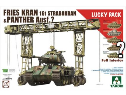 TAK2108 Fries Kran 16t Strabokran and Panther Ausf. D Late with zimme and full interior