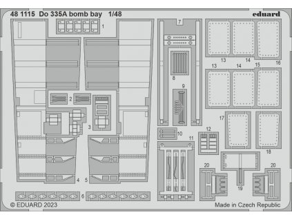 1/48 Do 335A bomb bay (TAMIYA)