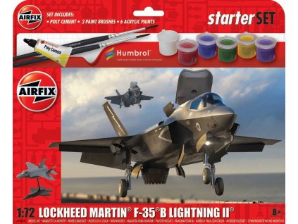 Starter Set letadlo A55010 - Lockheed Martin F-35B Lightning II (1:72)