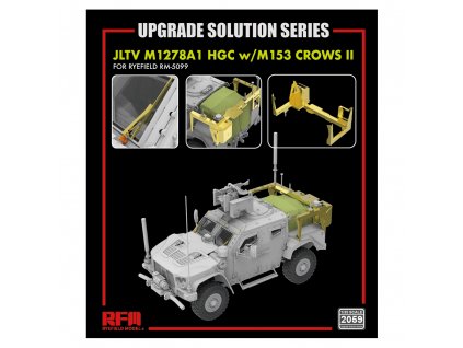 1 35 upgrade set for rm5099 m1278a1 hgc with m153 crows ii military model kit p21711 89348 image