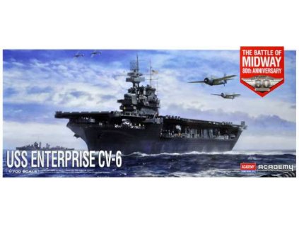 Model Kit loď 14409 - USS Enterprise CV-6 "Batte of Midway" (1:700)