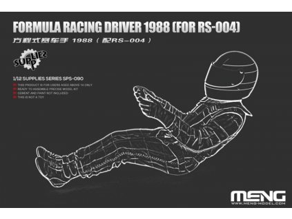 SPS 090 Formula Racing Driver 1988 For Meng RS 004 kit