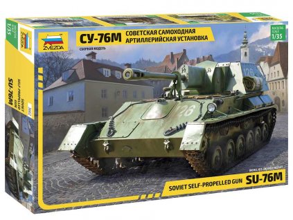 Model kit military 3662 - Su-76 Soviet self propelled gun (1:35)