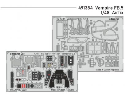 491384 Vampire FB.5 1 48 Airfix