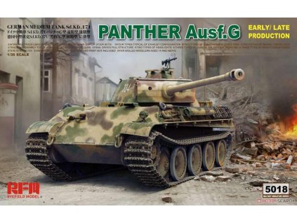 Ryefield Model RFM5018 1 35 Panther Ausf G Early Late productions Model Kit.jpg q50