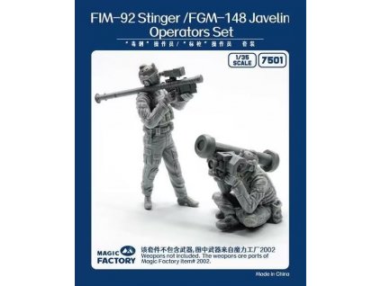 7501 FIM 92 Stinger FGM 148 Javelin Operators Resin Set