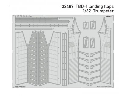 32487 TBD 1 landing flaps 1 32 Trumpeter