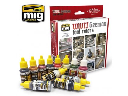 wwii german tool colors