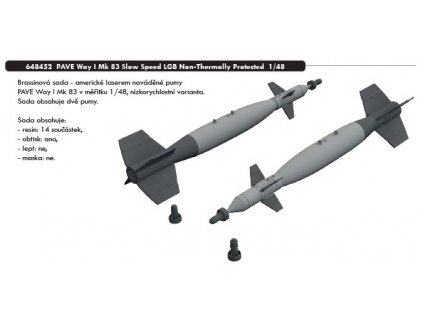 648452 PAVE Way I Mk 83 Slow Speed LGB Non Thermally Protected 1 48