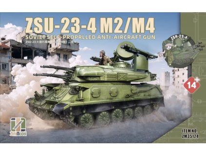 ZM35124 Soviet Self propelled Anti Aircraft Gun ZSU 23 4 M2 M4