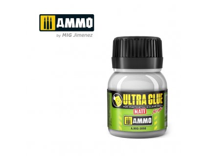 ultra glue matt for photo etch and clear parts
