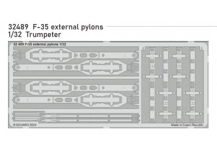 32489 F 35 external pylons 1 32 Trumpeter