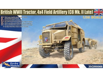 35GM0066 British WWII Tractor 4x4 Field Artillery (C8 Mk.II Late)