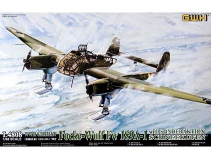 L4808 Focke Wulf Fw 189A 1 with Sonderaktion Schneekufen