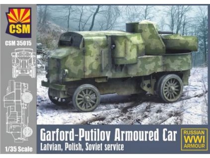 CSM35015 Garford Putilov Armoured Car Latvian, Polish, Soviet Service