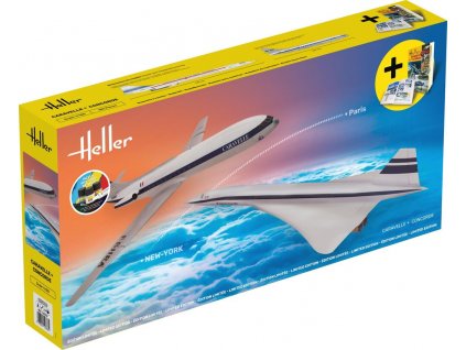 1/100 STARTER KIT - Caravelle + Concorde